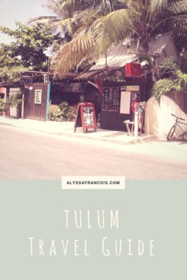 tulum travel guide pinterest